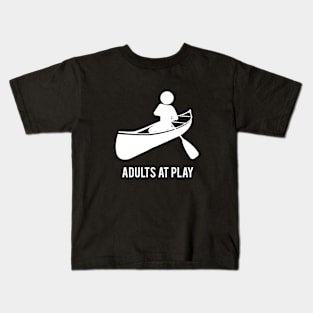 Canoeing Adults At Play Kids T-Shirt